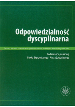 Odpowiedzialność dyscyplinarna