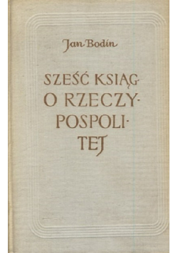 Sześć ksiąg o Rzeczypospolitej