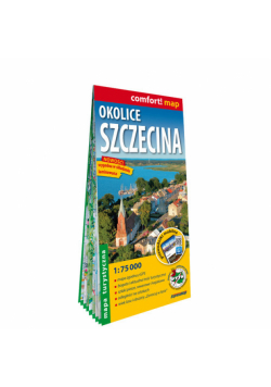 Okolice Szczecina laminowana mapa turystyczna 1:75 000