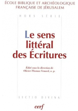 Le Sens litteral des Ecritures
