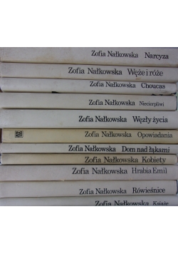 Zofia Nałkowska, zestaw 11 książek