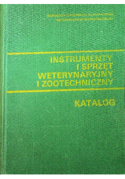 Instrumenty I Sprzęt Weterynaryjny I Zootechniczny Katalog