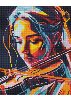 Diamentowa mozaika - Wirtuoz skrzypiec 40x50cm