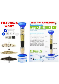 Zestaw doświadczalny filtracja wody filtr piaskowy