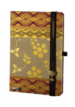 Notes A5 Lanybook Oriental Dream w linie bordo