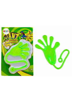 Glut slime lepka rączka zielona
