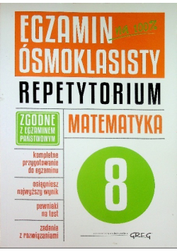 Egzamin ósmoklasisty Matematyka Repetytorium