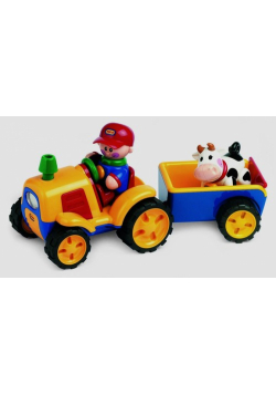 Traktor Tolka z przyczepką