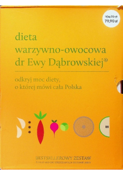 Dieta warzywno owocowa dr Ewy Dąbrowskiej Tom 1 do 3