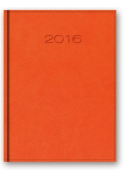 Kalendarz 2016 A5 21D Vivella pomarańczowy