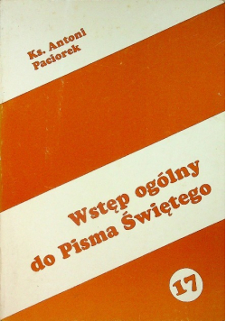 Wstęp ogólny do Pisma Świętego Tom 17