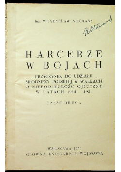 Harcerze w bojach część II ok 1931 r.