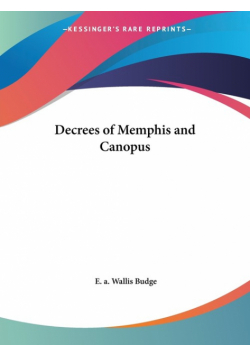 Decrees of Memphis and Canopus