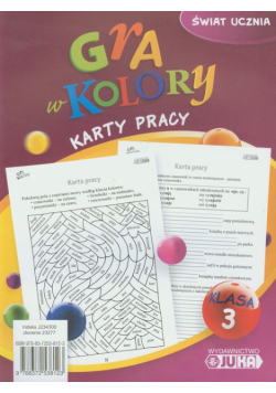 Gra w kolory 3. Karty pracy, Juka