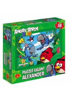Puzzle Gigant w Dżungli - Angry Birds Rio 36