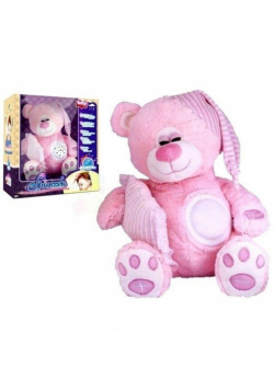Miś śpioszek różówy 30cm