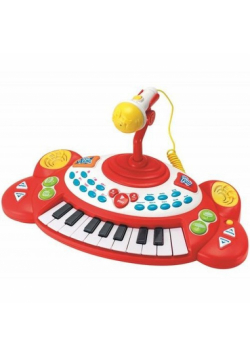 Pianinko z mikrofonem Smily play