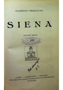 Siena 1923 r.