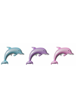 Balon foliowy Delfin mix