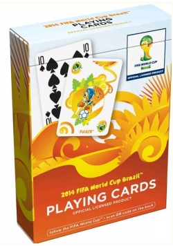 Karty do gry 55 kart - Fifa 2014 Brasil Fuleco