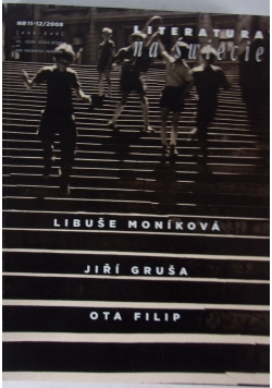 Literatura na świecie, nr11-12. Libuse Monikova