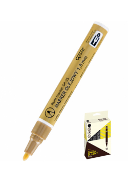 Marker olejowy Grand GR-25 złoty 1 sztuka