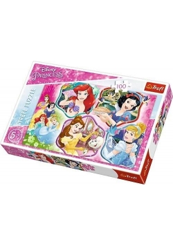 Puzzle 100 Magia księżniczek TREFL