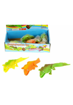 Gniotek krokodyl w 15cm (12szt)