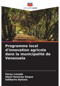 Programme local d'innovation agricole dans la municipalité de Venezuela