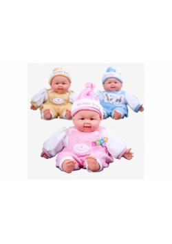 Lalka bobas niemowlę w ubranku 3 modele 50cm mix