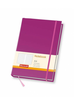 Notes Milano A6 80 kartek w kratkę różowy