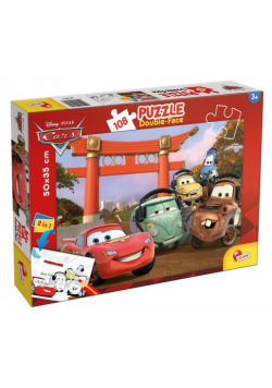 Puzzle dwustronne plus Auta 108