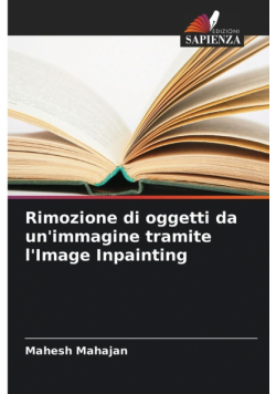 Rimozione di oggetti da un'immagine tramite l'Image Inpainting