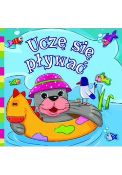 Uczę się pływać Książeczka kąpielowa z grzechotką