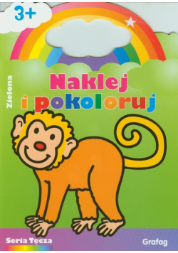 Naklej i pokoloruj Zielona
