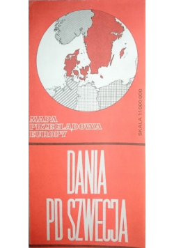 Mapa Przeglądowa Europy Dania PD Szwecja
