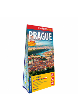 Praga (Prague) laminowany plan miasta 1:17 500