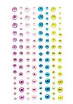 Kryształki samoprzylepne Pastel sweeties 120szt