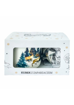Kubek z zaparzaczem Choinki