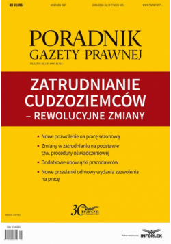 Zatrudnianie cudzoziemców w Polsce (PGP 9/2017)