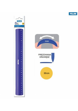 Linijka MILAN 30 cm na blistrze