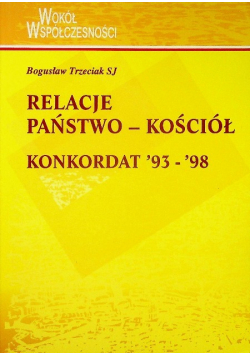 Relacje państwo kościół konkordat 93-98
