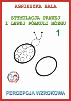 Stymulacja prawej i lewej półkuli mózgu 1 Percepcja wzrokowa