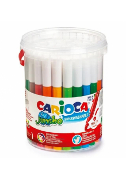 Pisaki Jumbo 50 kolorów CARIOCA