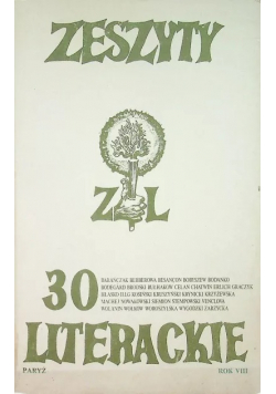 Zeszyty Literackie Nr 30