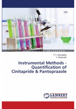Instrumental Methods - Quantification of Cinitapride & Pantoprazole