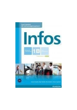 Infos 1B podręcznik z ćwiczeniami+CD PEARSON, Nowa