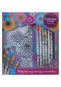 Coloring Craft Pokoloruj swoją torebkę +  6 markerów