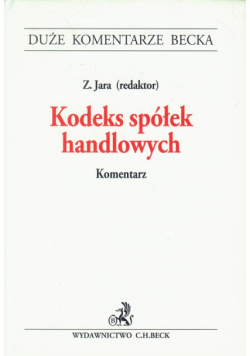 Kodeks spółek handlowych Komentarz