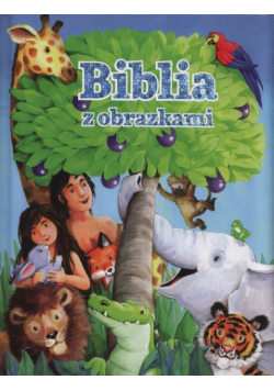 Biblia z obrazkami niebieska